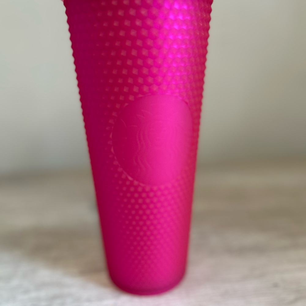 Starbucks Fuchsia Textured Tumbler